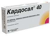 Купить кардосал, таблетки, покрытые оболочкой 40мг, 28 шт в Балахне