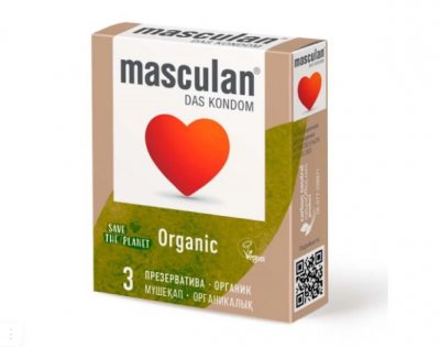 Купить masculan (маскулан) презервативы органик, 3шт  в Балахне