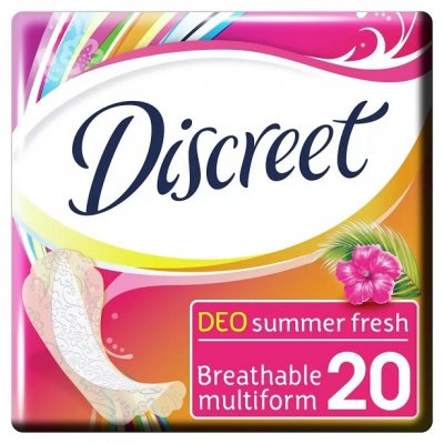 Купить discreet (дискрит) прокладки део летняя свежесть 20шт в Балахне