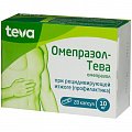 Купить омепразол-тева, капсулы кишечнорастворимые 10мг, 28 шт в Балахне