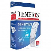 Купить пластырь teneris sensitive (тенерис) бактерицидный ионы ag нетканная основа, 20 шт в Балахне