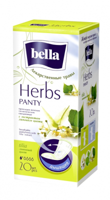Купить bella (белла) прокладки panty herbes с экстрактом липового цвета 20 шт в Балахне