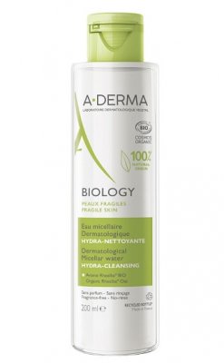 Купить a-derma biology (а-дерма) вода мицеллярная для лица и глаз для хрупкой кожи, 200мл в Балахне