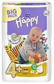 Купить bella baby happy (белла) подгузники 4+ макси+ 9-20кг 62 шт в Балахне