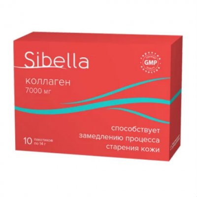Купить sibella (сибелла) коллаген порошок, пакетики 14г, 10 шт бад в Балахне