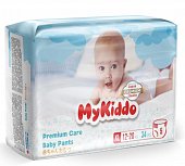 Купить mykiddo premium (майкиддо) подгузники-трусики для детей 12-20кг, 34 шт размер хl в Балахне