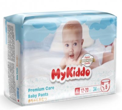 Купить mykiddo premium (майкиддо) подгузники-трусики для детей 12-20кг, 38 шт размер хl в Балахне