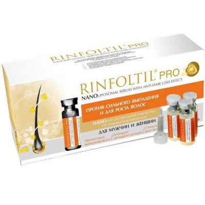 Купить rinfoltil (ринфолтил) про нанолипосомальная сыворотка против выпадения волос для женщин и мужчин, 30 шт в Балахне