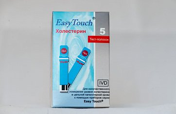 Тест-полоски EasyTouch (Изи тач) Холестерин, 5 шт