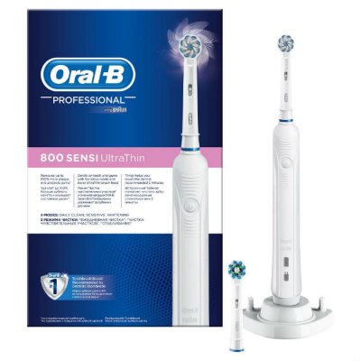 Купить орал-би (oral-b) электрическая зубная щетка professional 800 d 16.524.3u sensi ultra thin, 1 шт. (ор в Балахне