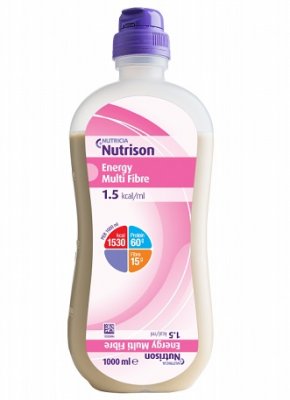 Купить nutrison (нутризон) энергия смесь для энтерального питания с пищевыми волокнами, бутылка 1л в Балахне