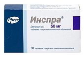 Купить инспра, таблетки, покрытые пленочной оболочкой 50мг, 30 шт в Балахне