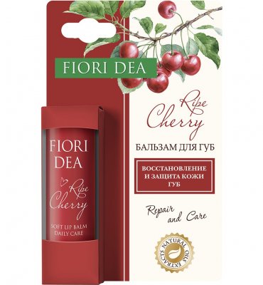 Купить фьери дея (fiori dea), бальзам для губ смягчающий спелая вишня, 4,5г в Балахне
