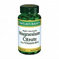 Купить nature's bounty (нэйчес баунти) цитрат магния с витамином в6, таблетки 60 шт бад в Балахне
