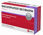 Купить бисопролол велфарм, таблетки покрытые пленочной оболочкой 10 мг, 90 шт в Балахне