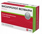 Купить бисопролол велфарм, таблетки покрытые пленочной оболочкой 5 мг, 60 шт в Балахне