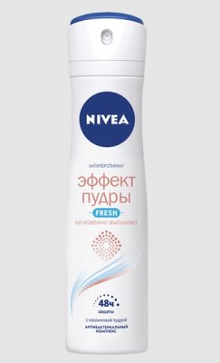 Купить nivea (нивея) део дезодорант спрей эффект пудры fresh, 150мл в Балахне