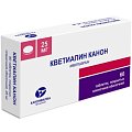 Купить кветиапин-канон, таблетки, покрытые пленочной оболочкой 25мг, 60 шт в Балахне