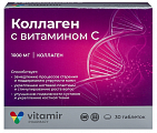 Купить витамир коллаген с витамином с, таблетки массой 1100 мг 30шт бад в Балахне