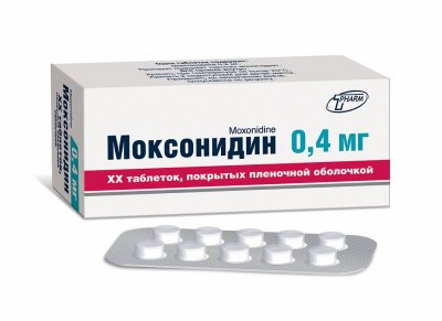 Купить моксонидин, таблетки, покрытые пленочной оболочкой 0,4мг 30 шт в Балахне