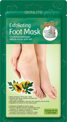 Купить skinlite (скинлайт) маска-носки для ног отшелушивающая (размер 40-45) в Балахне