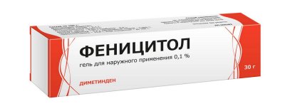 Купить феницитол, гель для наружного примения 0,1%, 30г от аллергии в Балахне