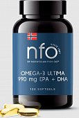 Купить норвегиан фиш оил (nfo) омега-3 ультима, капсулы 1600мг, 120шт бад в Балахне