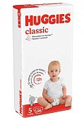 Купить huggies (хаггис) подгузники классик 5 11-25кг 58шт в Балахне