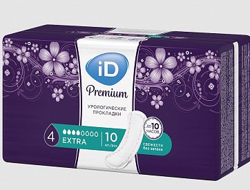 Айди Премиум (iD Premium) прокладки урологические Экстра 10 шт