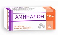 Купить аминалон, таблетки, покрытые оболочкой 250мг, 50 шт в Балахне