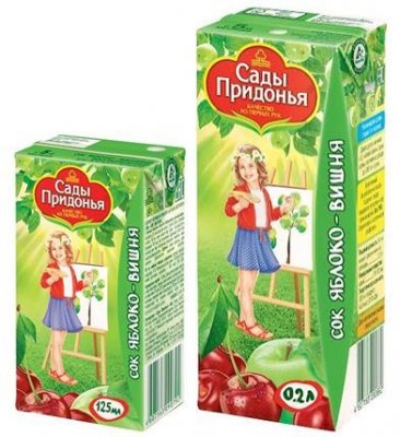 Купить сады придонья сок, ябл/виш 125мл (сады придонья апк, россия) в Балахне