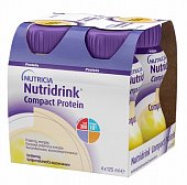 Купить nutridrink (нутридринк) компакт протеин со вкусом ванили 125мл, 4 шт в Балахне