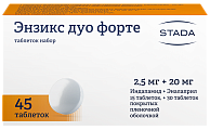 Купить энзикс дуо форте таблеток набор 2,5мг+20мг, 45 шт в Балахне