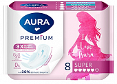 Купить aura premium (аура премиум) прокладки супер 8шт в Балахне