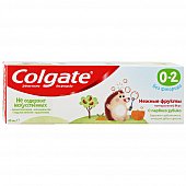 Купить колгейт (colgate) зубная паста детская без фтора с 0-2 лет нежные фрукты, 40мл в Балахне