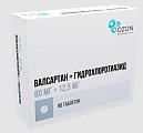 Купить валсартан-гидрохлоротиазид, таблетки, покрытые пленочной оболочкой, 80мг+12,5мг, 90 шт в Балахне