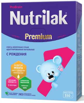 Купить нутрилак премиум 1 (nutrilak premium 1) молочная смесь с рождения, 350г в Балахне