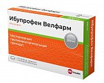 Купить ибупрофен велфарм, таблетки, покрытые пленочной оболочкой 200мг, 30шт в Балахне