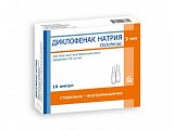 Купить диклофенак, раствор для внутримышечного введения 25мг/мл, ампула 3мл 10шт в Балахне