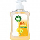 Купить dettol (деттол) мыло жидкое антибактериальное бодрящая свежесть с экстрактом грейпфрута, 250мл в Балахне