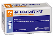 Купить натрия алгинат, суппозитории ректальные 250мг, 10 шт в Балахне
