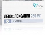 Купить левофлоксацин, таблетки, покрытые пленочной оболочкой 250мг, 10 шт в Балахне