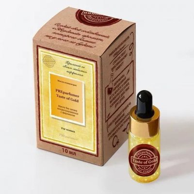 Купить patricem (патрисем) масло-концентрат для нанесения парфюма для женщин tаste of gold, 10мл  в Балахне
