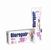 Купить биорепейр (biorepair) зубная паста детская кидс 0-6лет экстракт винограда, 50мл в Балахне