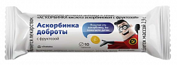 Купить vitateka (витатека) аскорбинка доброты кислота аскорбиновая с фруктозой, таблетки 2,9г 10шт бад в Балахне