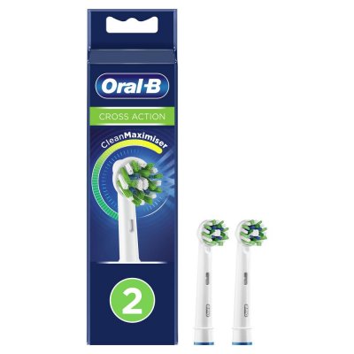 Купить oral-b (орал-би) насадка для электрической зубной щетки crossaction eb50rb, 2 шт в Балахне