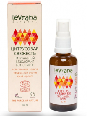 Купить levrana (леврана) дезодорант цитрусовая свежесть, 50мл в Балахне