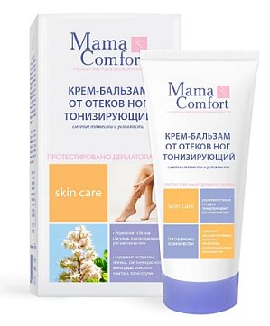 Наша Мама Mama Comfort крем-бальзам от отеков ног тонизирующий, 175 мл