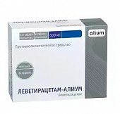Купить леветирацетам-алиум, таблетки покрытые пленочной оболочкой 500мг, 60 шт в Балахне