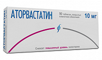 Купить аторвастатин, таблетки, покрытые пленочной оболочкой 10мг, 90 шт в Балахне